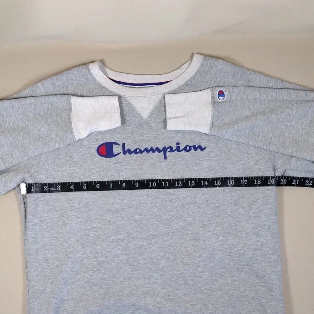 Champion Gray Sportswear Casual Crewneck Athleisure Pullover Loungewear Sweater